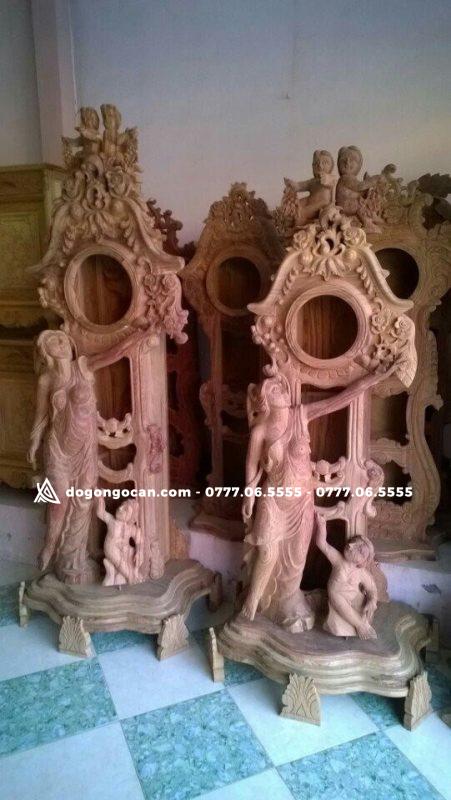 Đồng Hồ Cây Cô Tiên gỗ hương đá 6 Đồng Hồ Cây Cô Tiên gỗ hương đá
