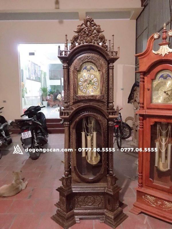 Đồng Hồ Tứ Trụ Gỗ Mun Đuôi Công Nam Phi 5 Đồng Hồ Tứ Trụ Gỗ Mun Đuôi Công Nam Phi