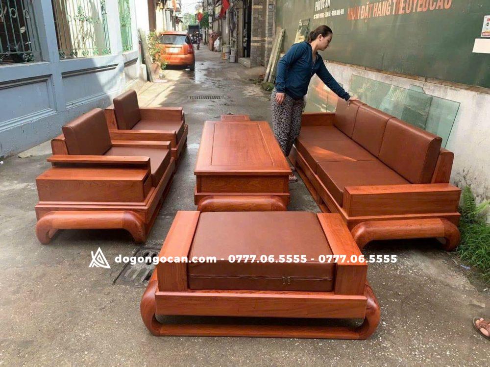 Bộ Sofa Zito Đùi Gà mẫu Đối hàng vip gỗ hương đá siêu nét 1 Import placeholder for 6121