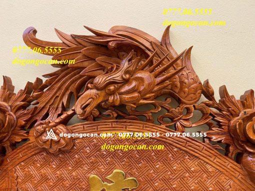 Bộ Cuốn Thư Câu Đối Gỗ Hương Đá Nam Phi 1m97 ( dát vàng đài loan )