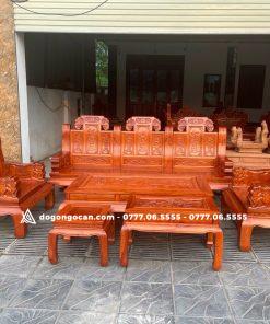 Bộ Âu Á Chương Voi Tay Đặc Gỗ Hương Đá