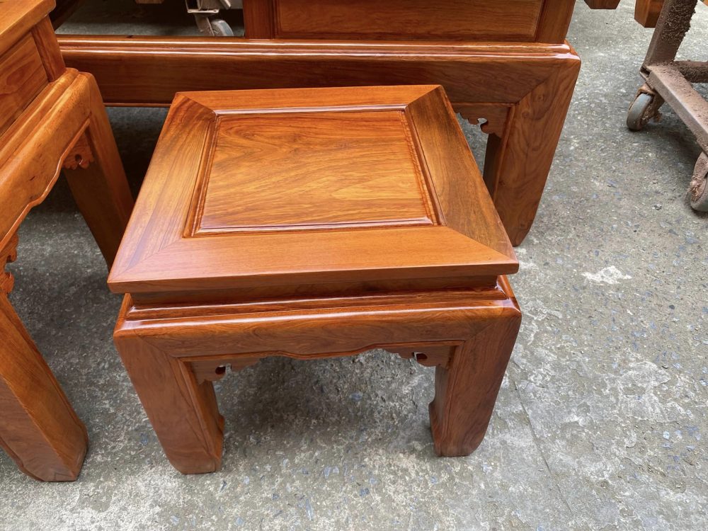 Bộ bàn ghế Âu Á chương voi gỗ hương đá nam phi 29 bo ban ghe au a chuong voi go huong da nam phi 7l7c