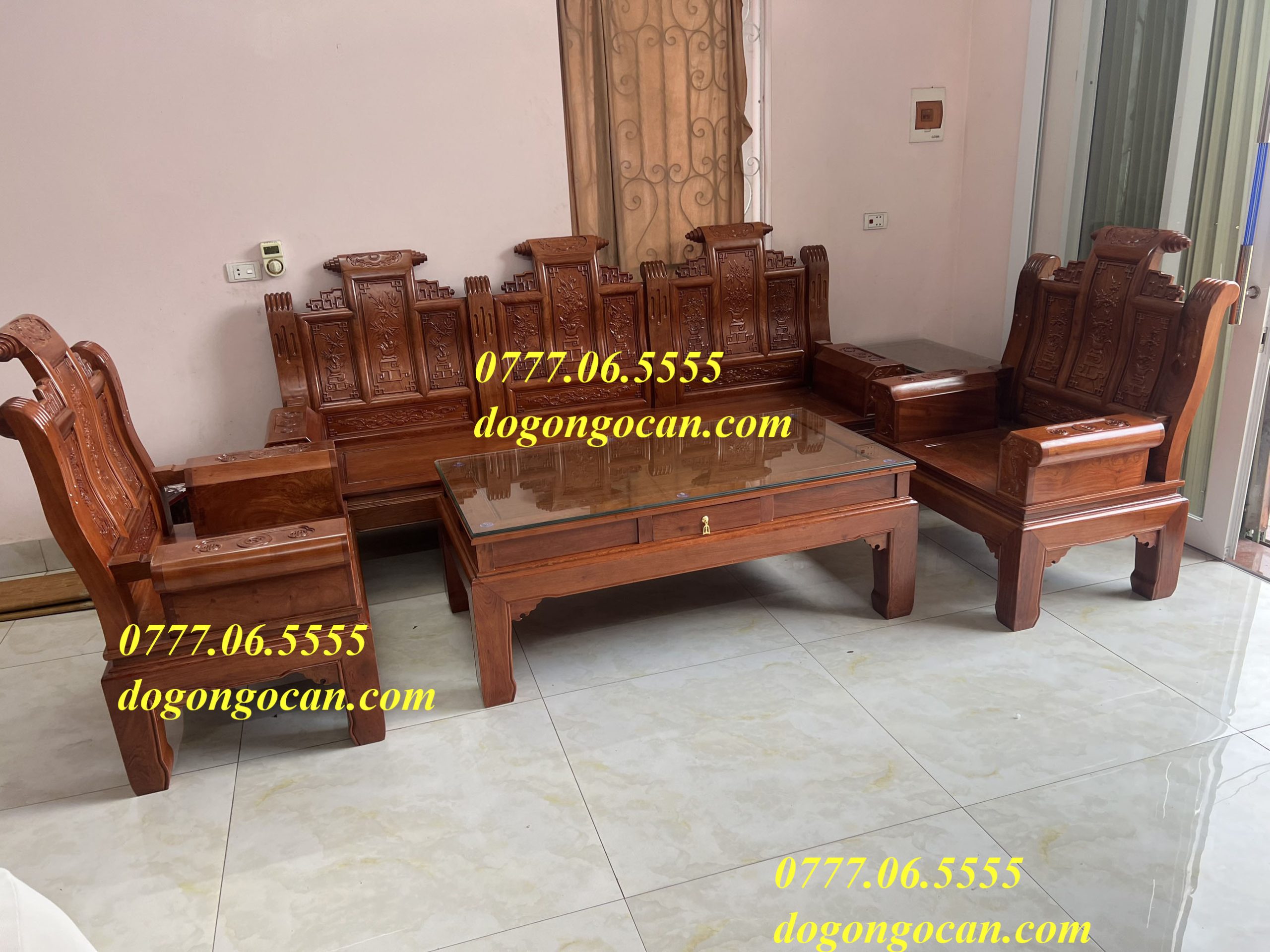 Bộ Bàn Ghế Âu Á Hương Đá Chương Thư Cuốn Chọn Vân 20 bo ban ghe au a huong da chuong thu cuon chon van VXMr scaled