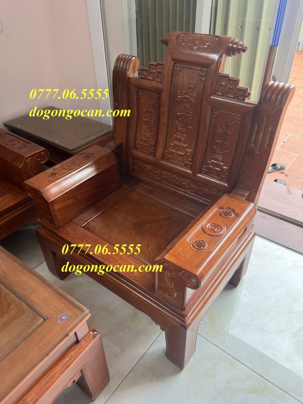 Bộ Bàn Ghế Âu Á Hương Đá Chương Thư Cuốn Chọn Vân 26 bo ban ghe au a huong da chuong thu cuon chon van cfTW