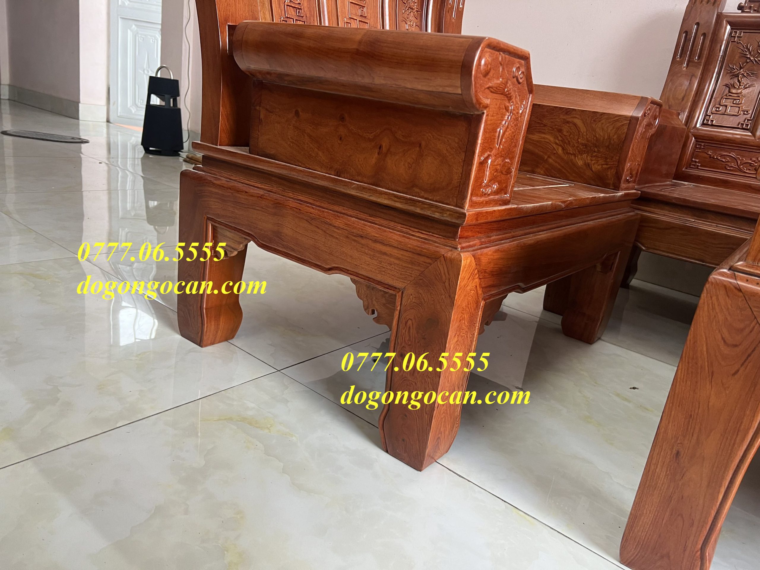 Bộ Bàn Ghế Âu Á Hương Đá Chương Thư Cuốn Chọn Vân 24 bo ban ghe au a huong da chuong thu cuon chon van uflE scaled