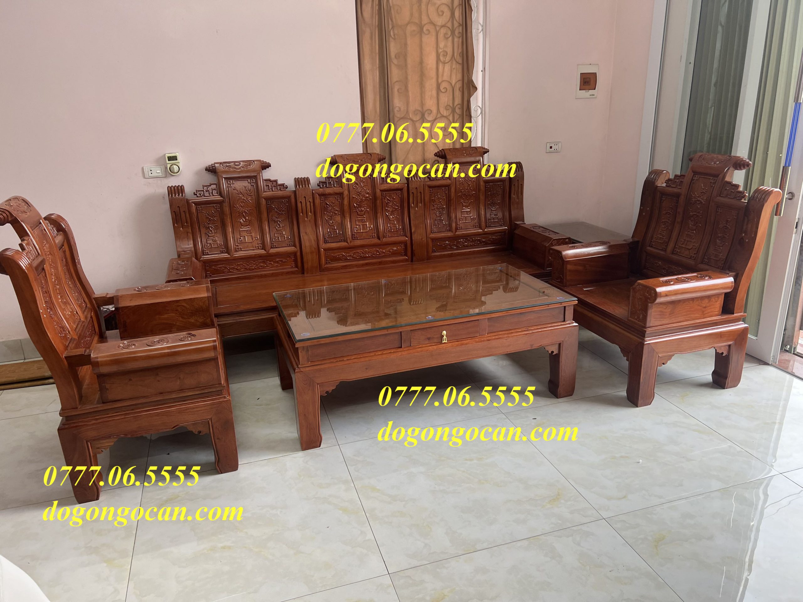 Bộ Bàn Ghế Âu Á Hương Đá Chương Thư Cuốn Chọn Vân 29 bo ban ghe au a huong da chuong thu cuon chon van yxfq scaled