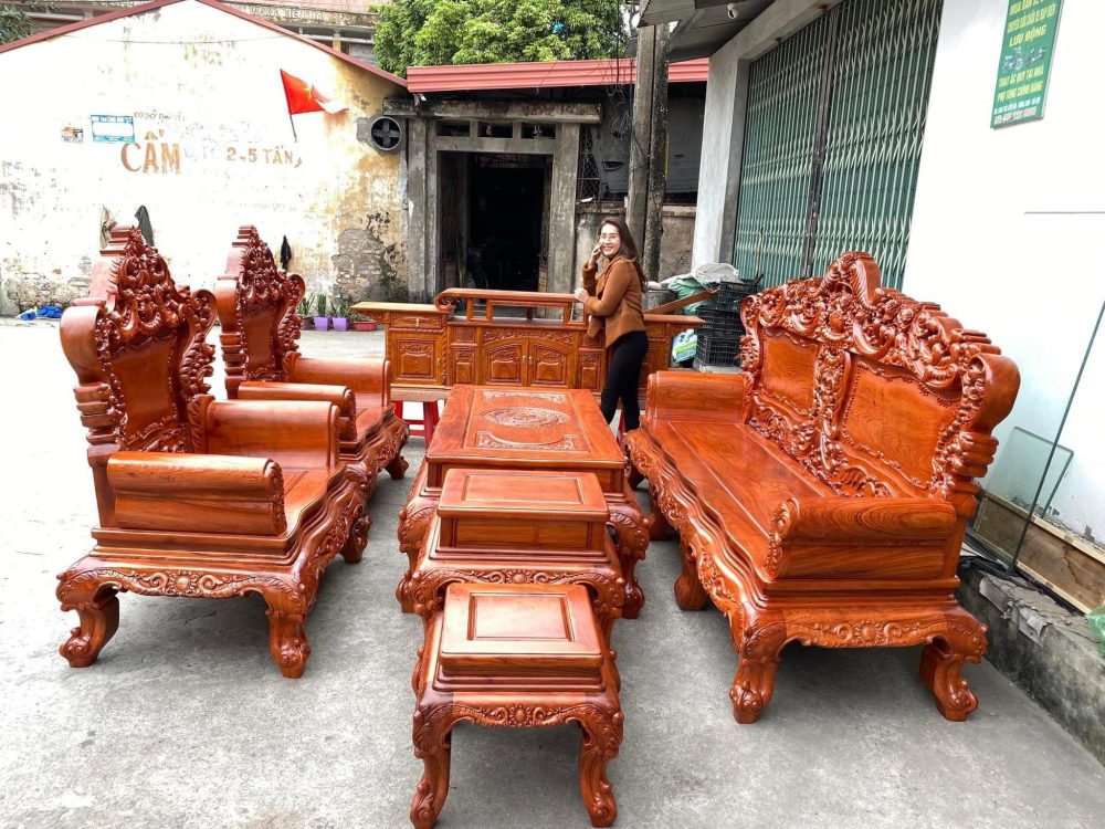 Bộ bàn ghế hoàng gia gỗ hương đá chân 12 tay đặc hàng vip 18 Bộ bàn ghế hoàng gia gỗ hương đá chân 12 tay đặc hàng vip