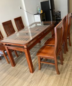 Bộ bàn ghế phòng ăn 6 ghế giá rẻ tại Hà Nội