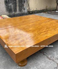 Bộ chiếu ngựa gỗ cẩm vàng đóng hộp