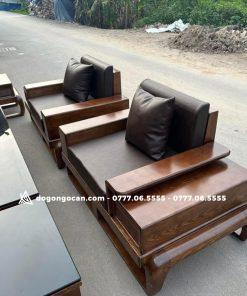 Bộ bàn ghế phòng khách sofa đùi gà mẫu đối gỗ sồi nga 12 Bộ bàn ghế phòng khách sofa đùi gà mẫu đối gỗ sồi nga