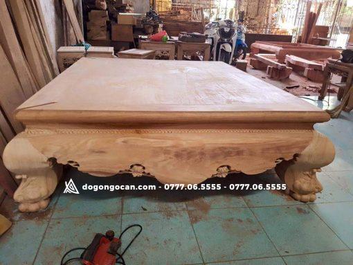 Sập nằm gỗ gõ đỏ nam phi hàng vip 1m6 * 2m