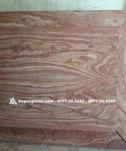 Sập ngồi gỗ hương đá cổ liền đẹp 1m8 * 2m2