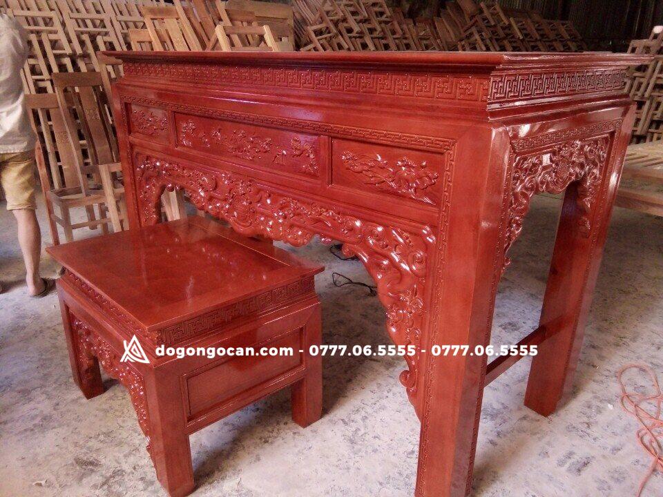 Án gian thờ gỗ sồi nga 3 Án gian thờ gỗ sồi nga