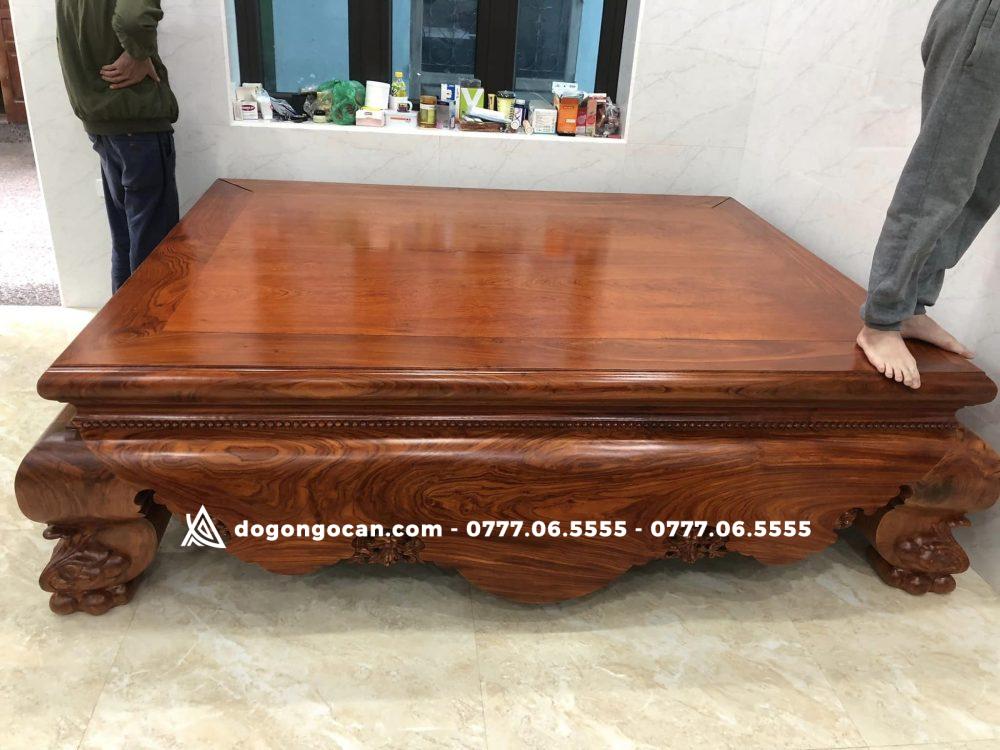 Sập nằm gỗ gõ đỏ nam phi hàng vip 1m6 * 2m 1 Import placeholder for 1509