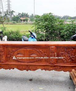Kệ tivi Louis 2m4 Gỗ Hương Đá hàng dày dặn