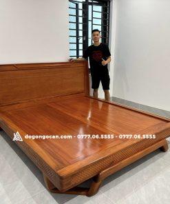 Mẫu Giường Zito Chân Vát 1m8 x 2m Gỗ Hương Đá Nam Phi 6 20 4