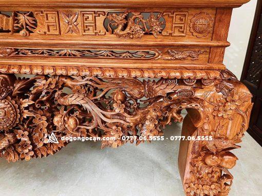 Sập Thờ Thập Điểu Quần Mai ( Vua Sập Chân 26 ) - Hình ảnh 3